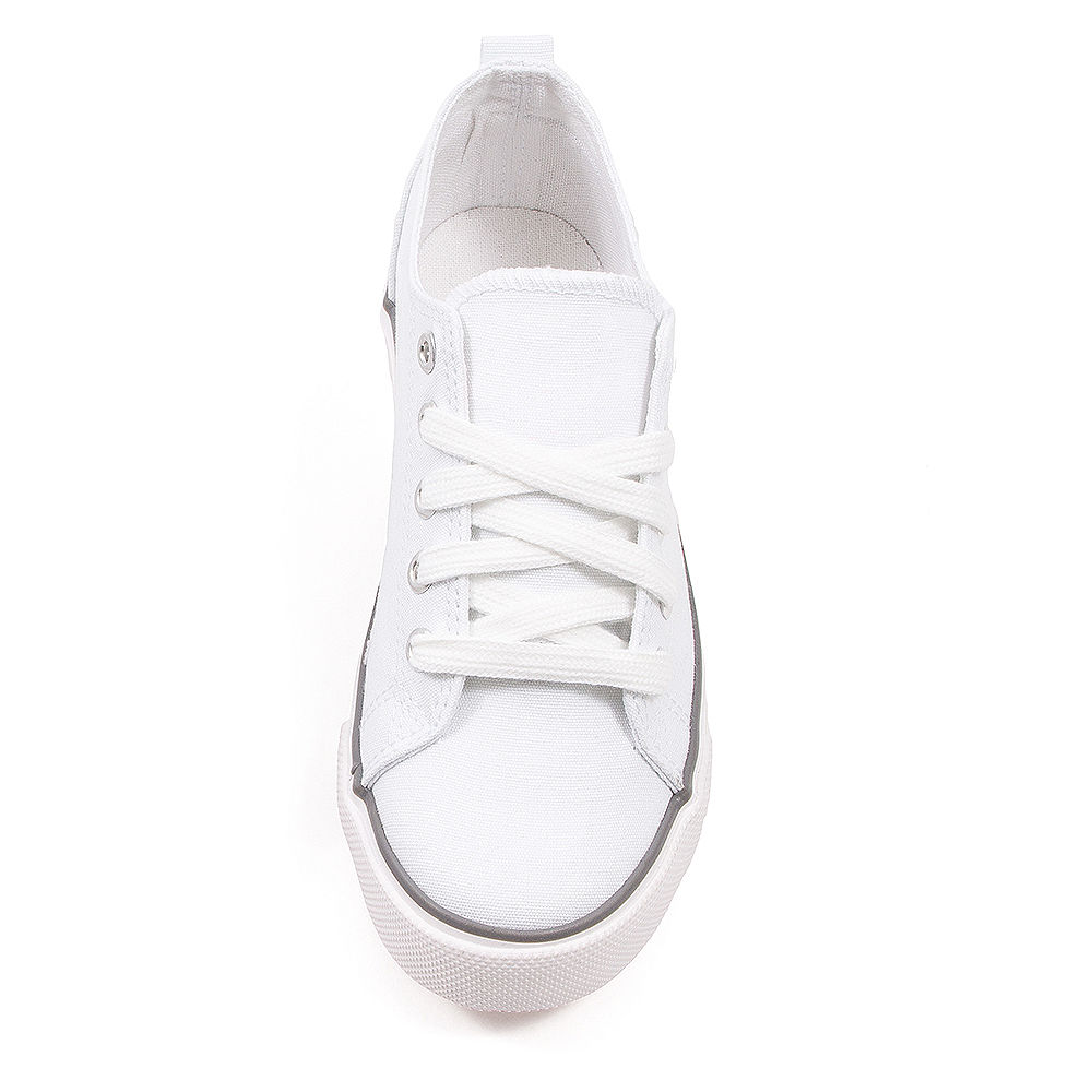 white mommy and me canvas sneakers