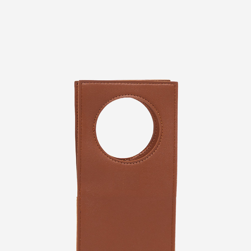 Personalized Wine Bag | Camel