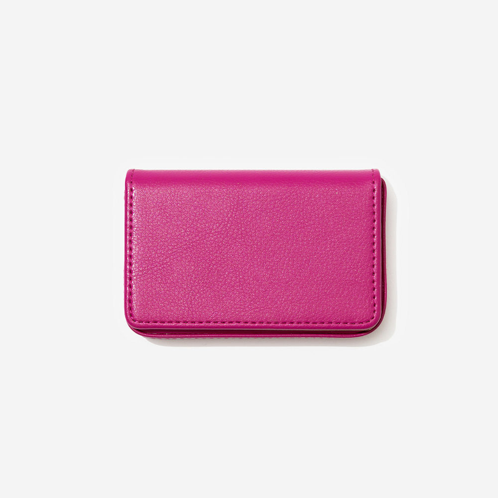 brown business card holder with notebook