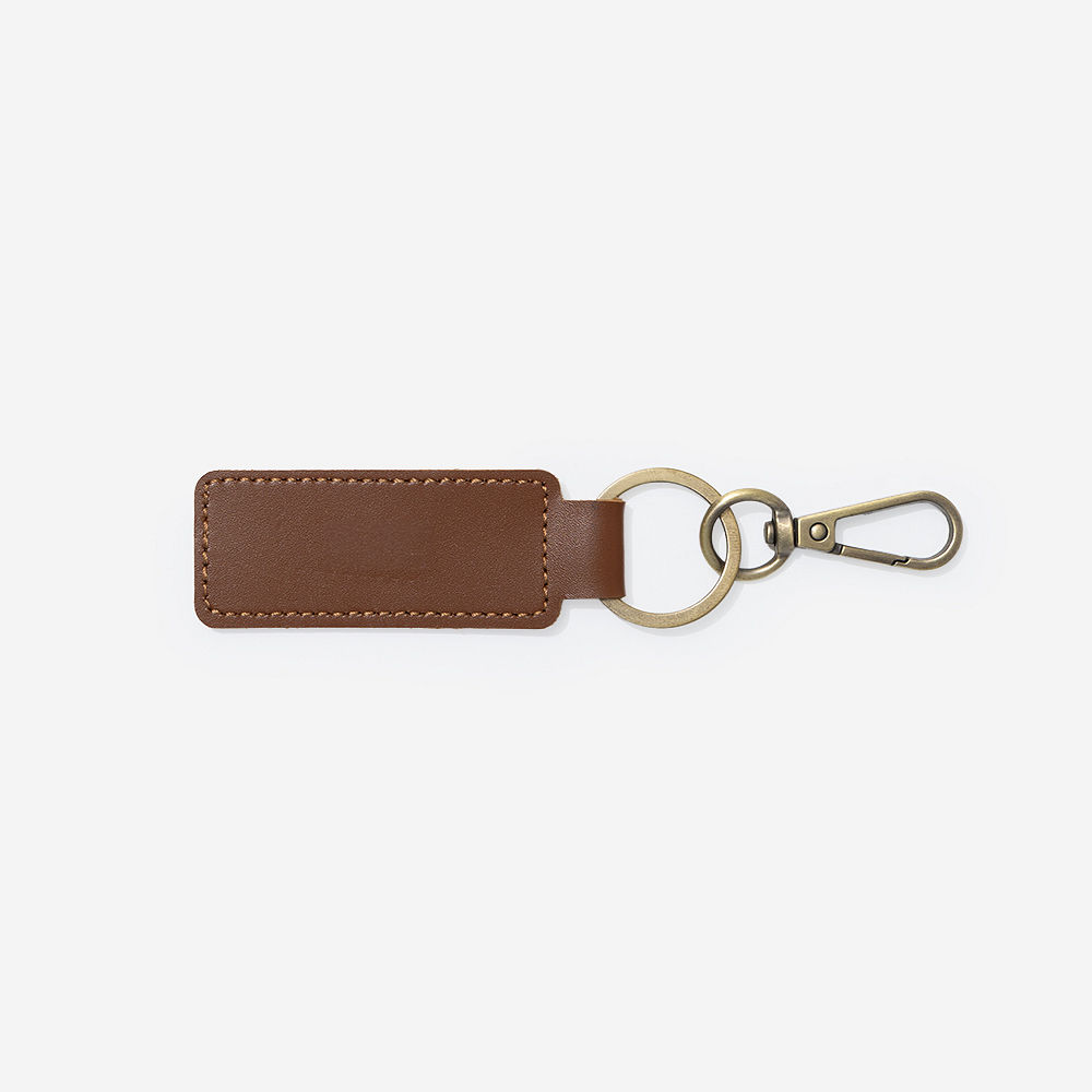 Personalized Keychain | Brown