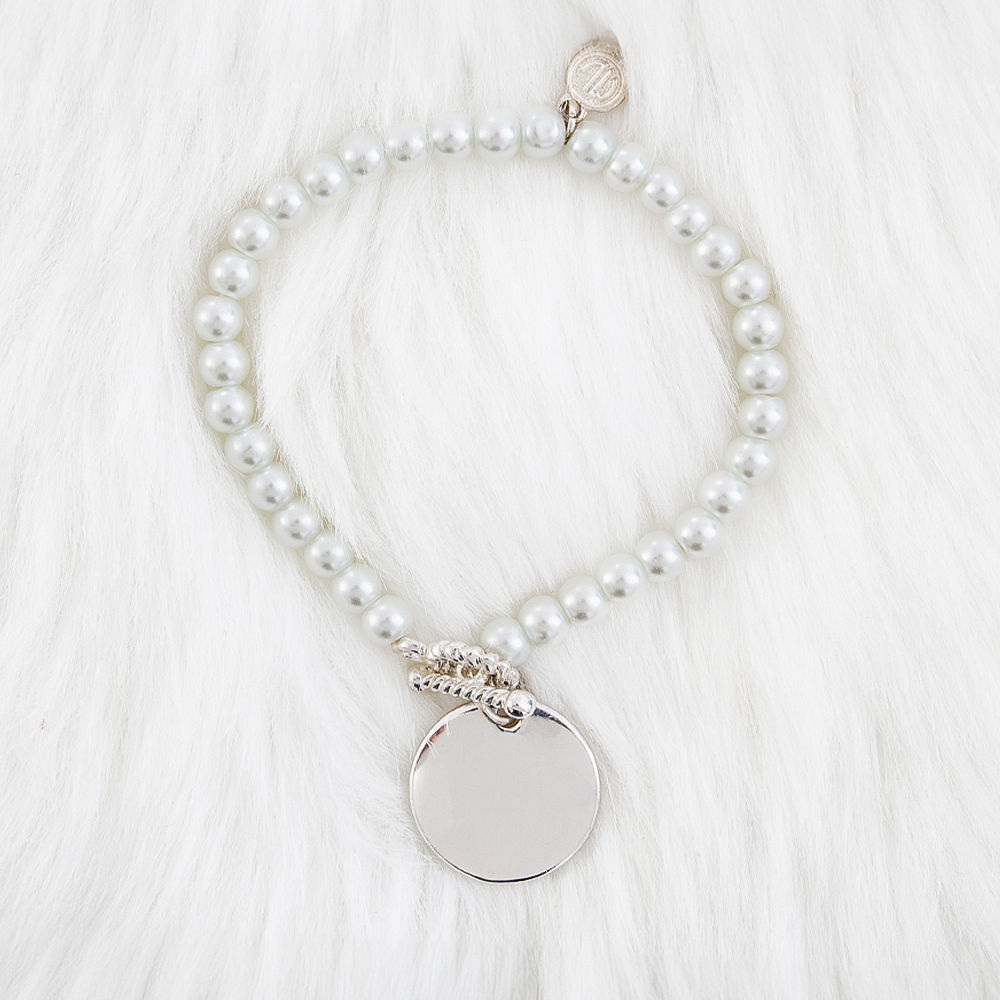 Personalized Pearl Bracelet