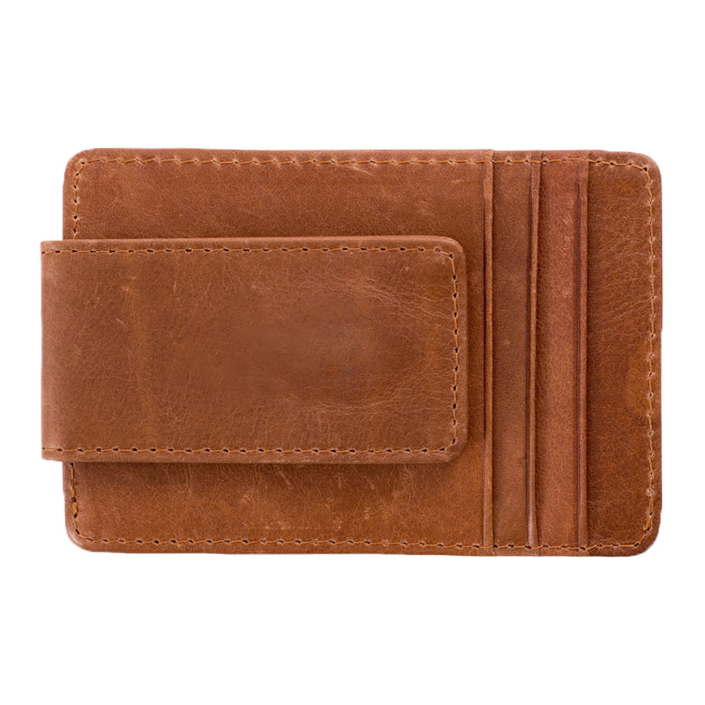 Men’s Monogrammed Wallet with Money Clip — Marleylilly