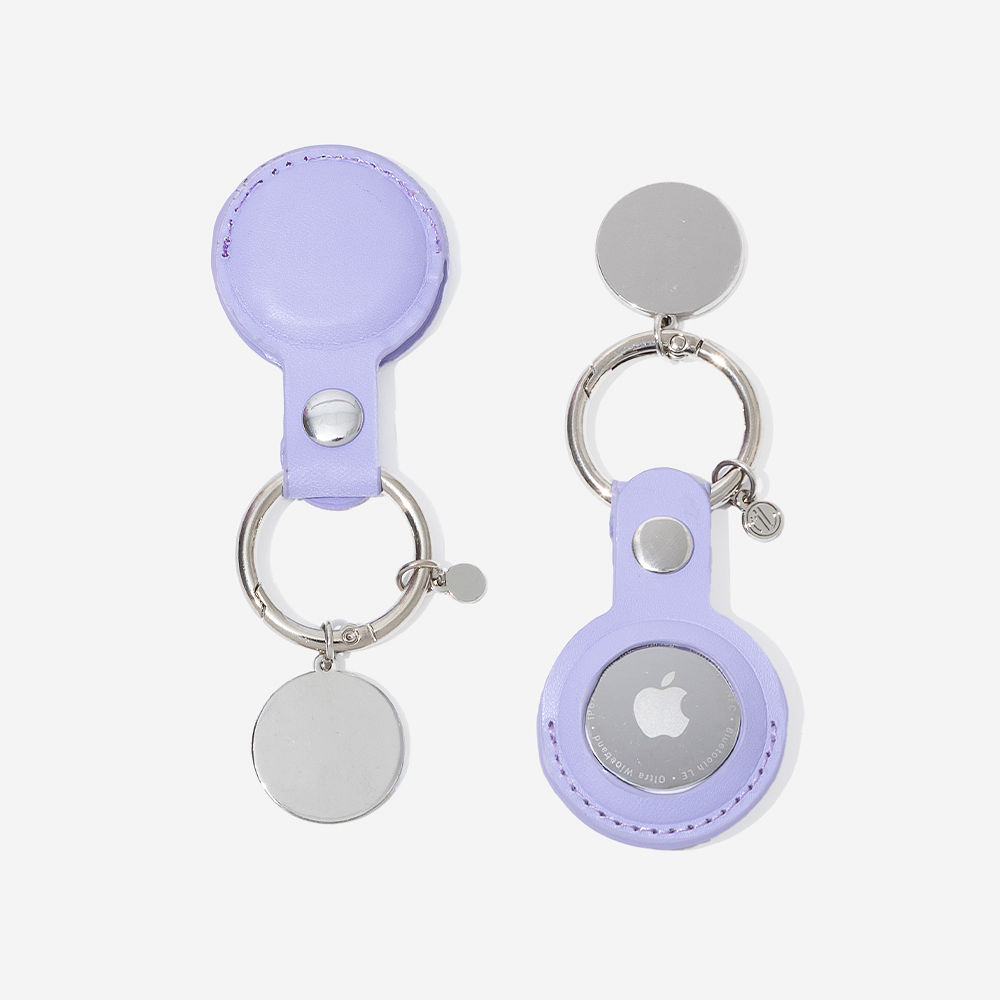 Personalized AirTag Key Chain | Lavender