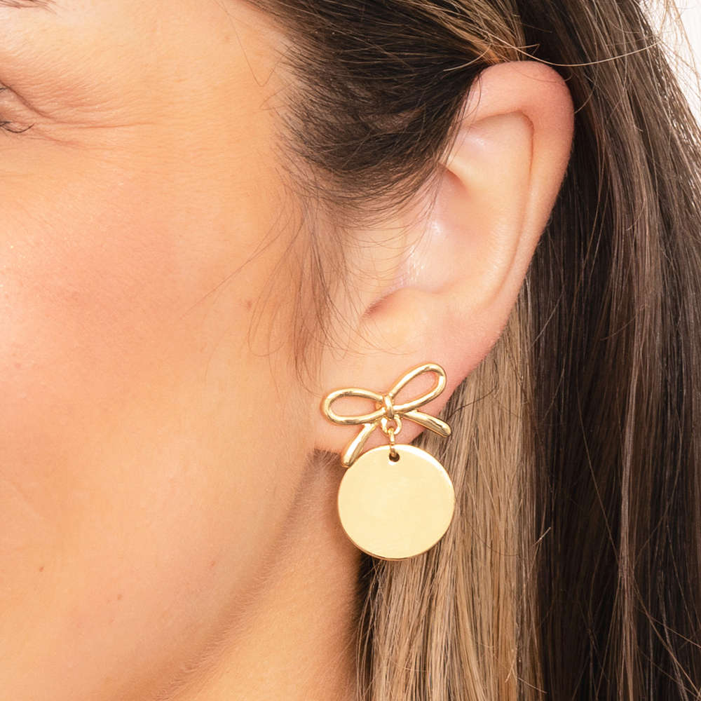 Dangling Earrings with bows