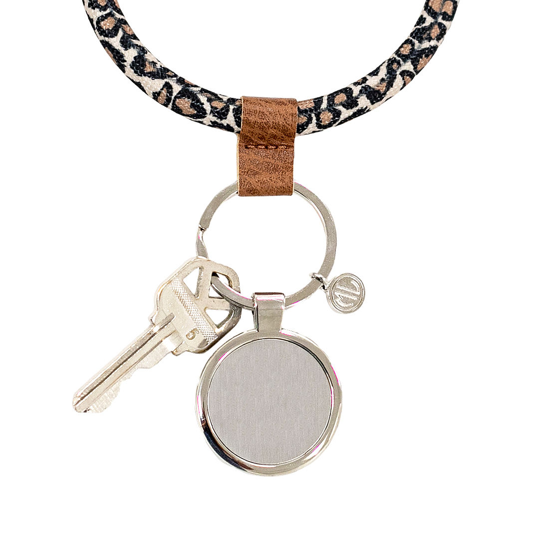 monogrammed leopard key ring with monogrammed leopard duck boots