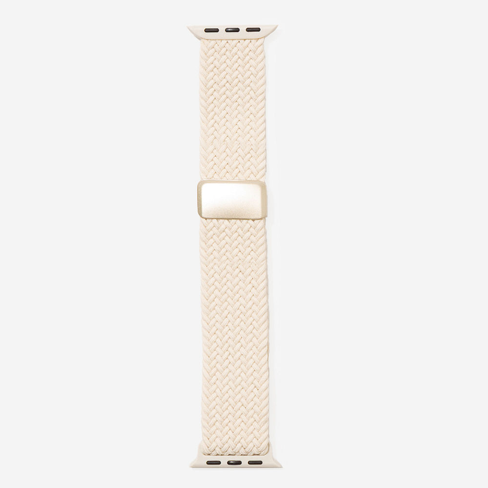 taupe watch band on arm