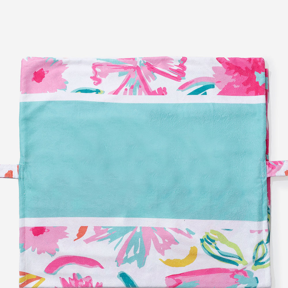 Monogrammed Chair Cover | Painted Petals