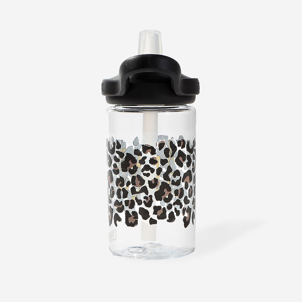 kids cheetah water bottle in lunch box