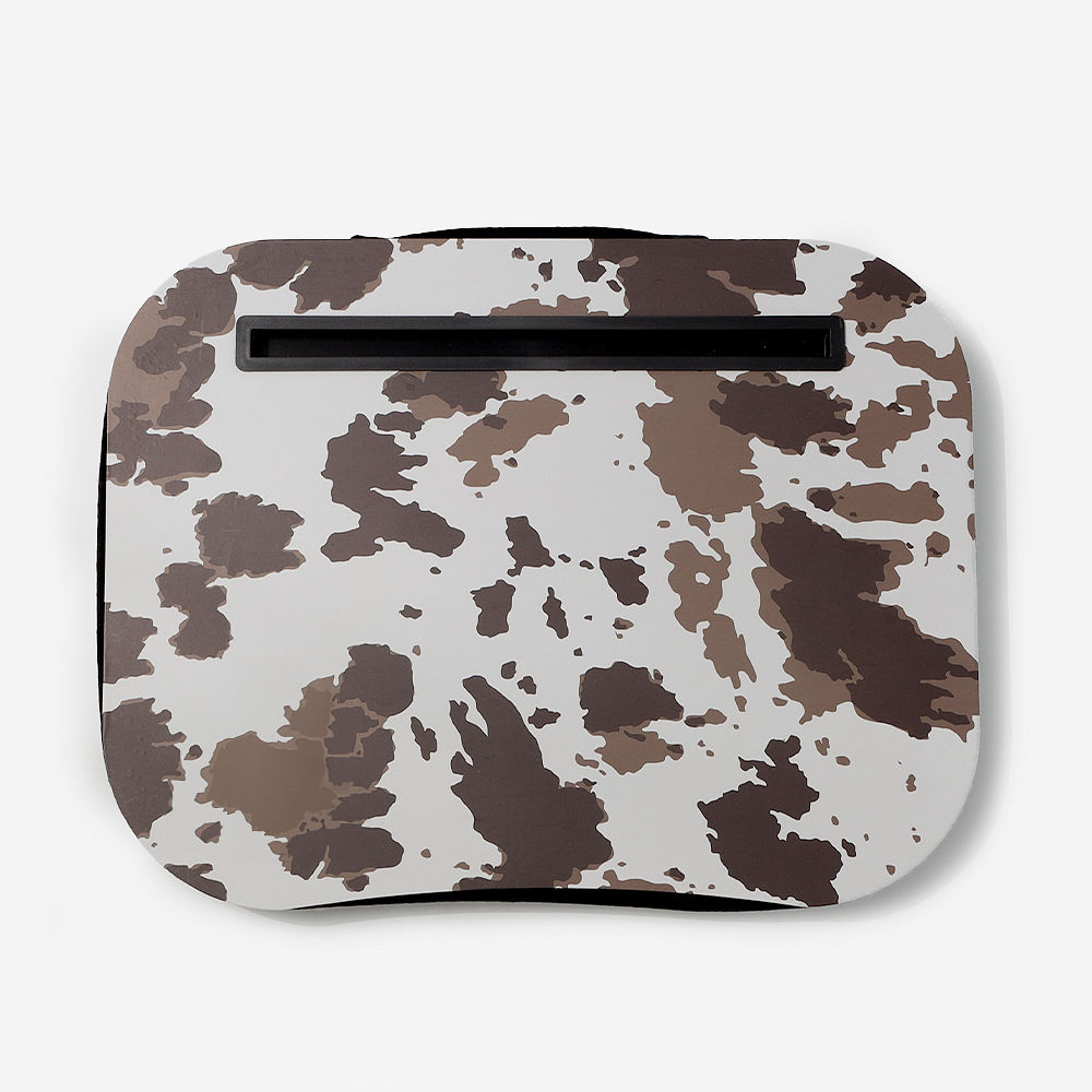 lap top on purple marble lap desk
