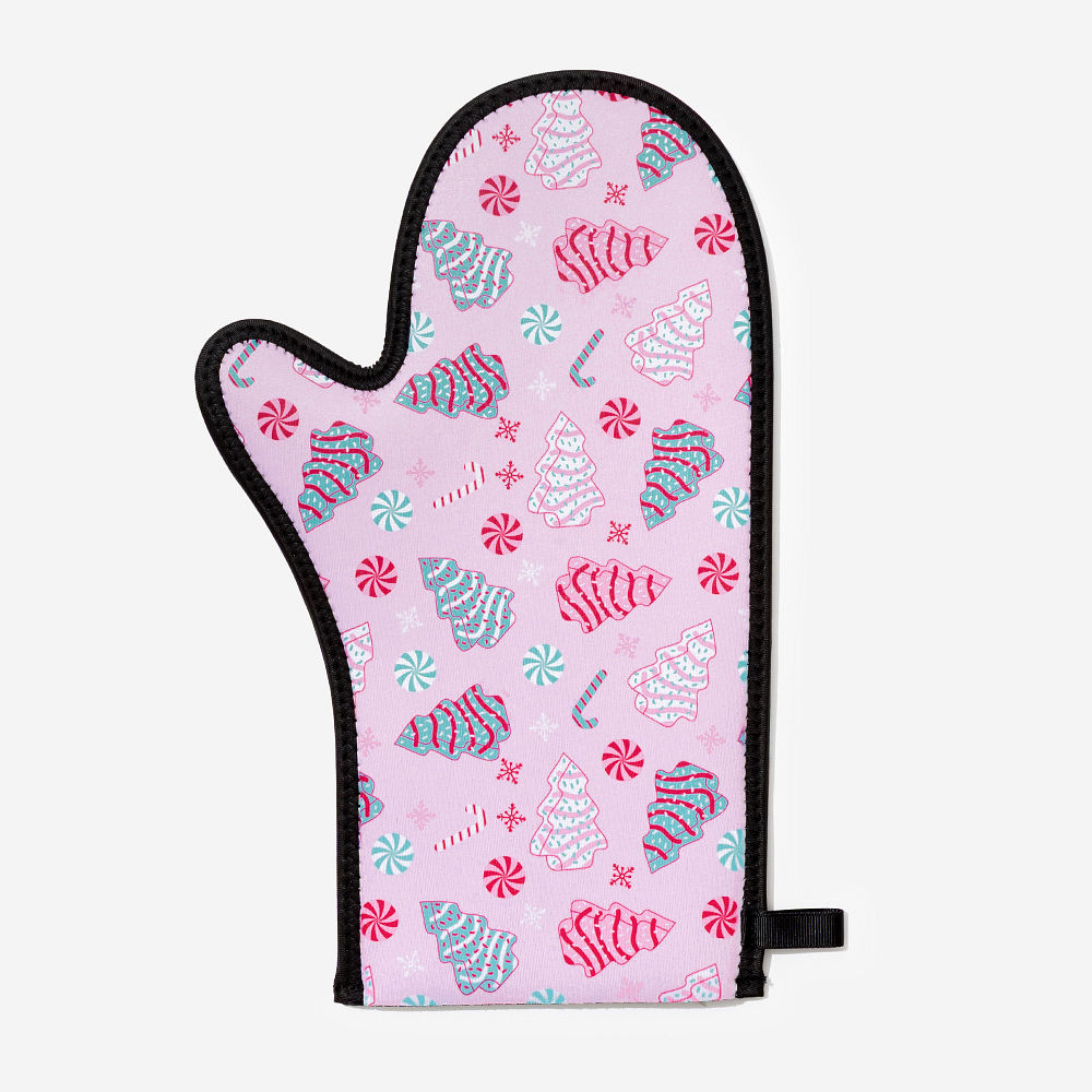 personalized neoprene oven mitt with oven