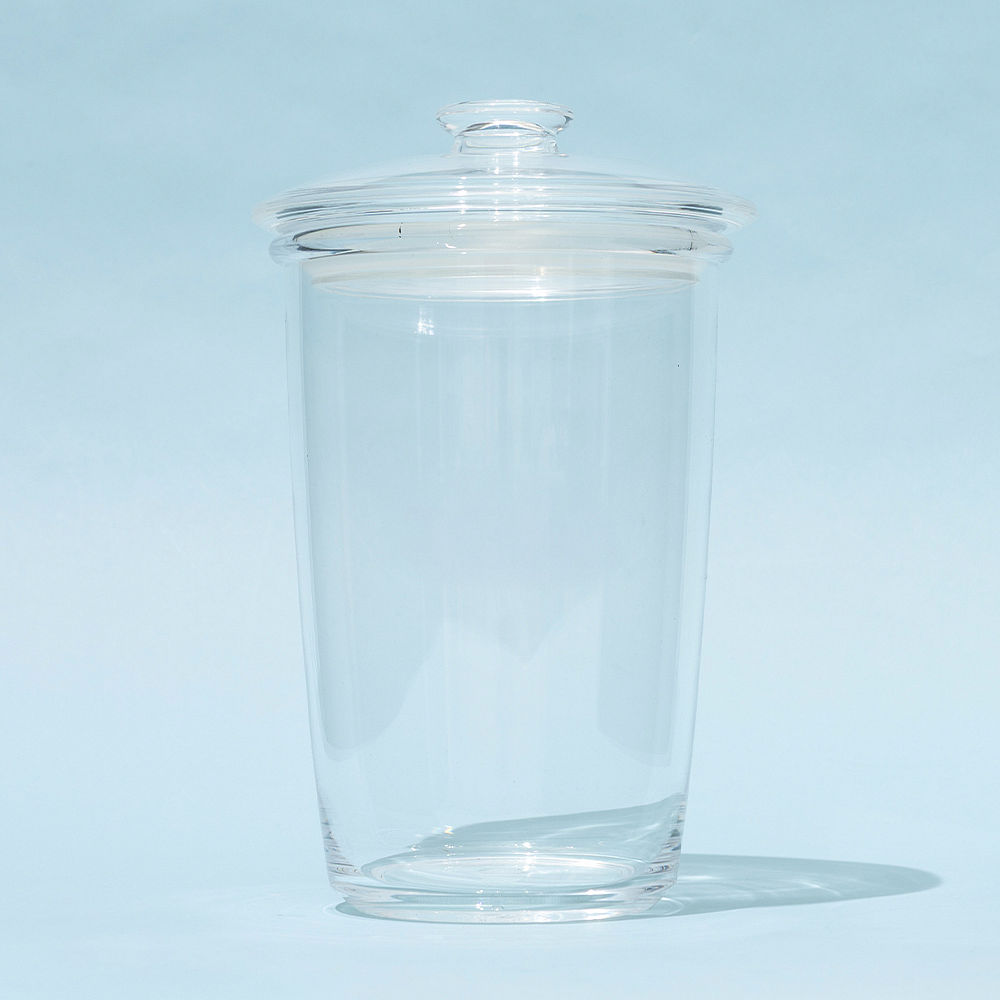 pet treat container with cat