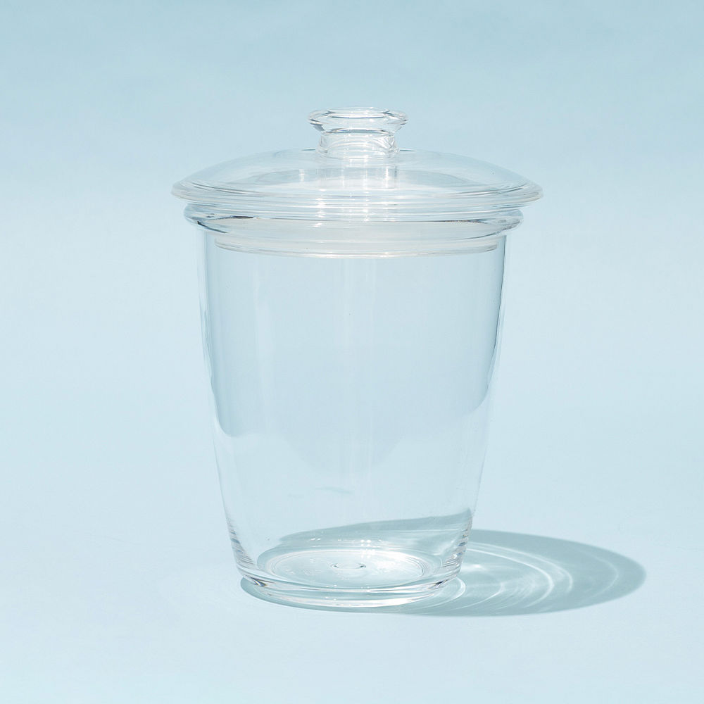 pet treat container with cat