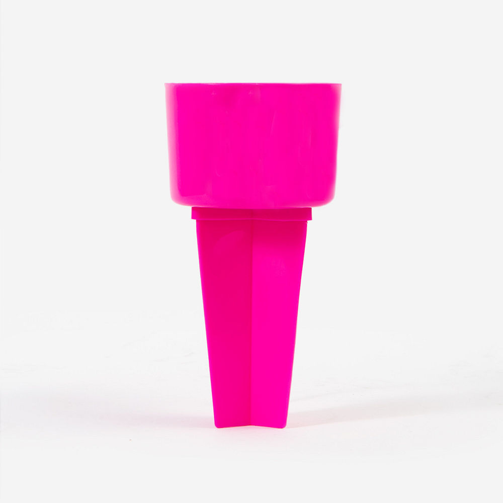 monogrammed sand buddy in sand and towel