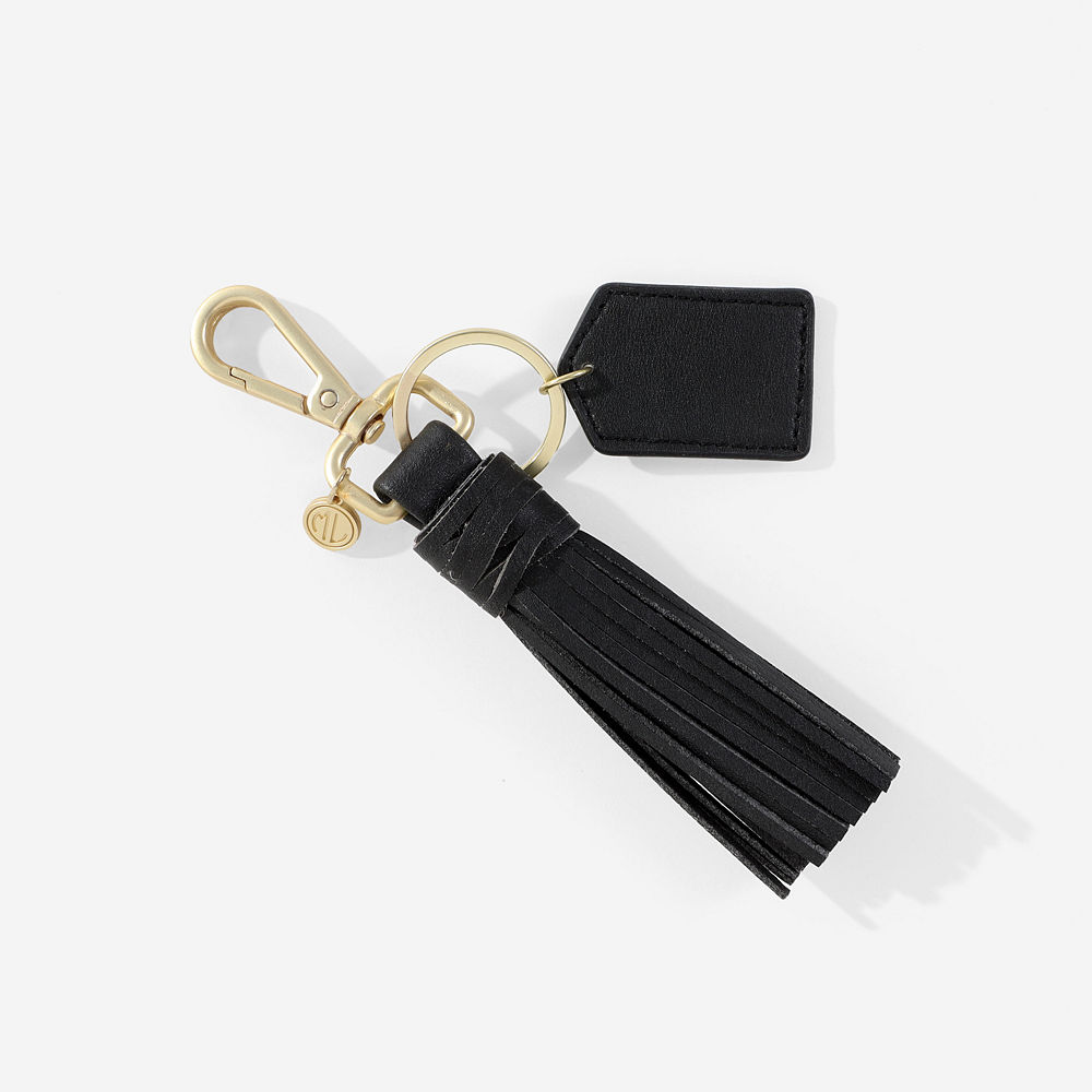 black tassel key fob 2025 block font
