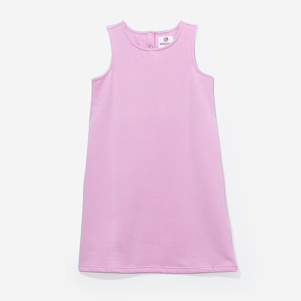 Monogrammed Girls Jumper Dress | Light Pink