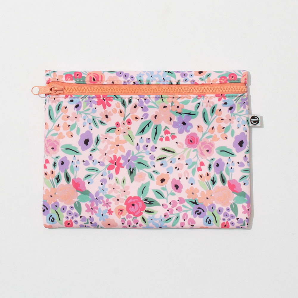 Coral Floral Extra Pouch