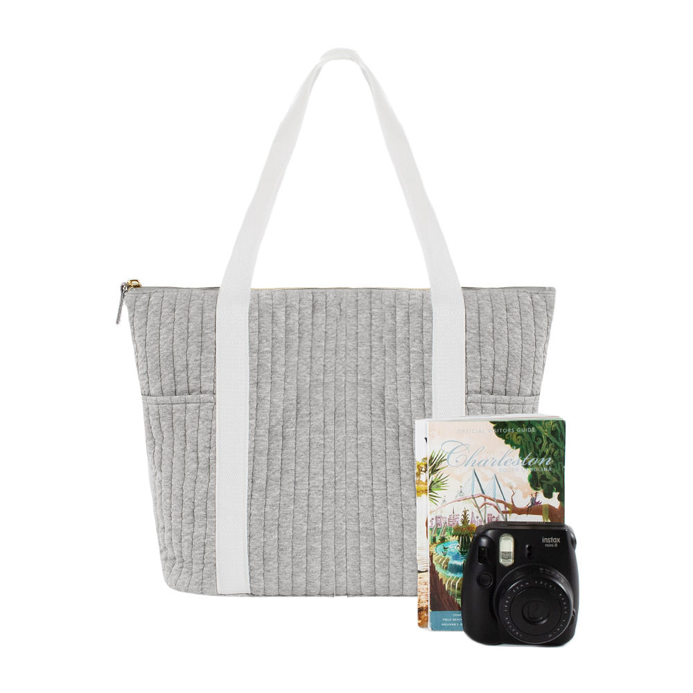 gray quilted collection