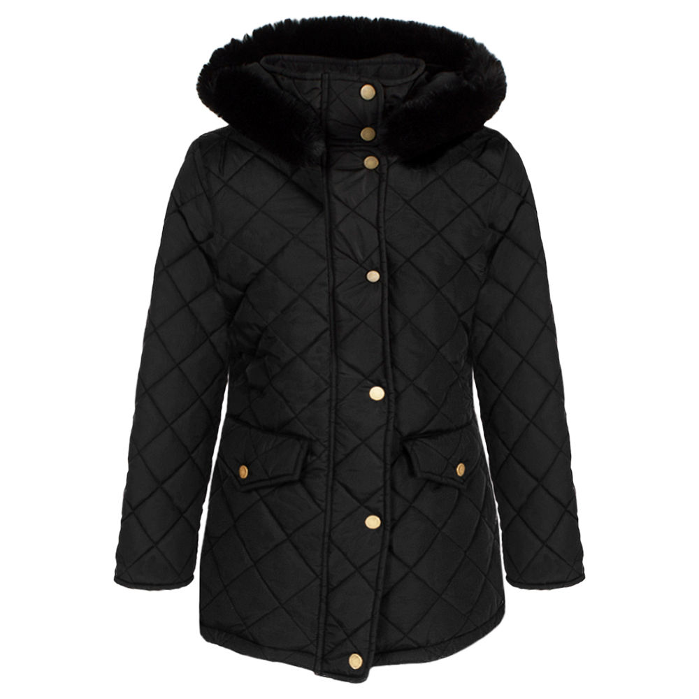 winter coat with snap hoodie