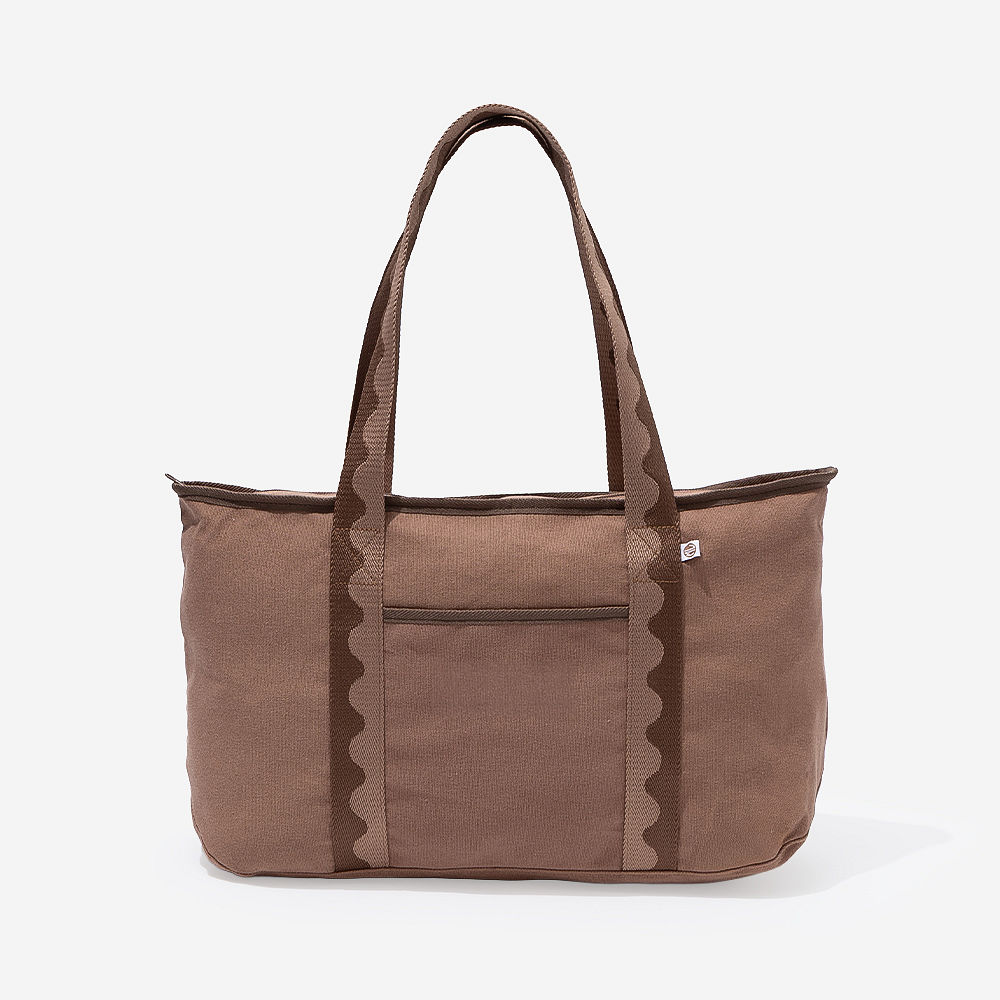 Monogrammed Anywhere Tote Bag | Mocha
