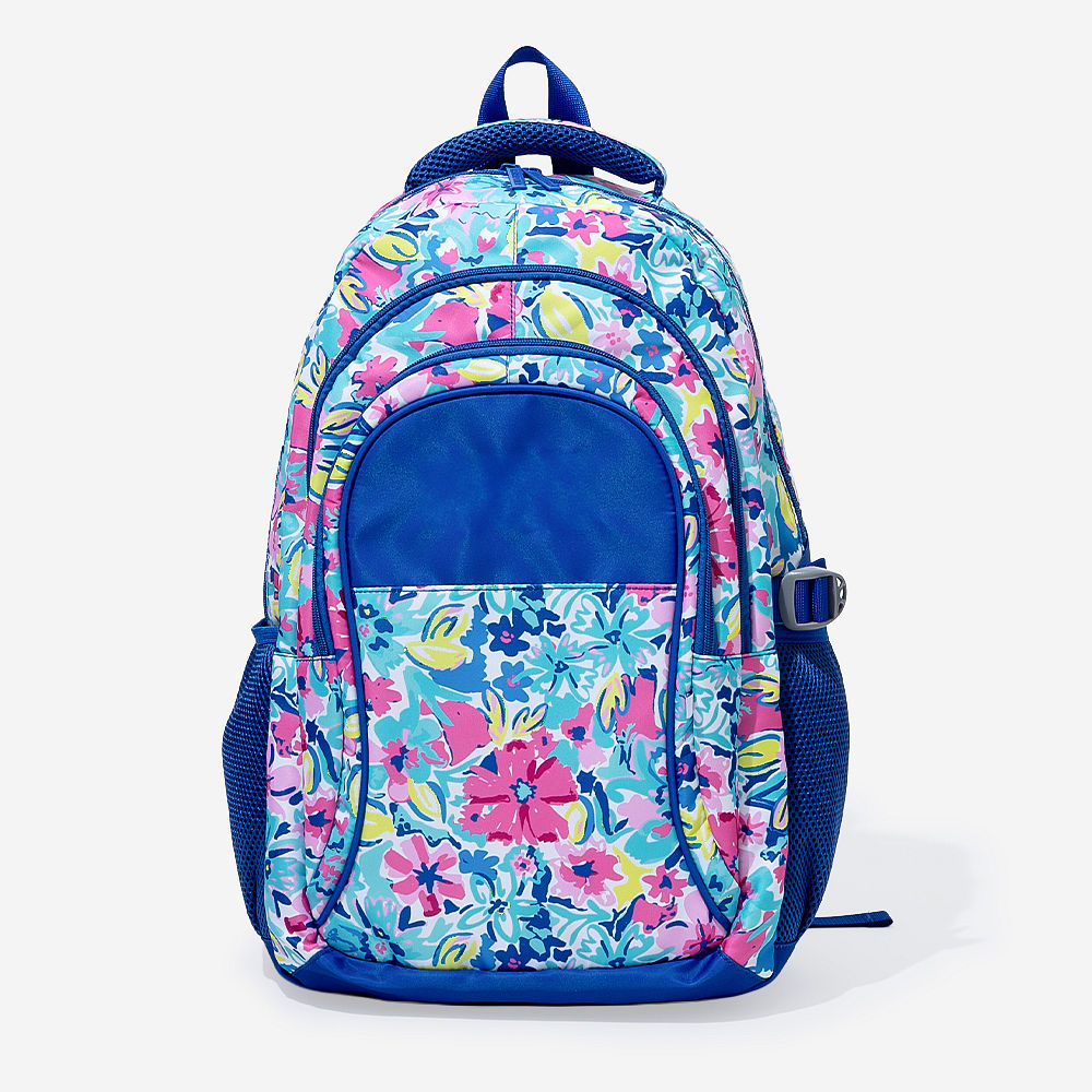 Monogrammed Backpack | Watercolor Whimsy