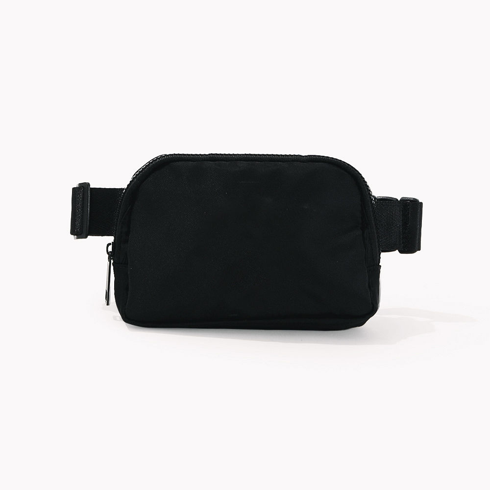 back pocket of personalized belt bag