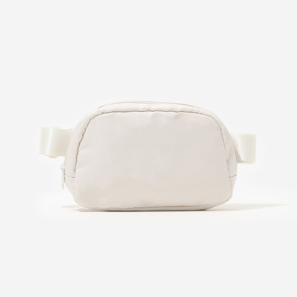 back pocket of personalized belt bag