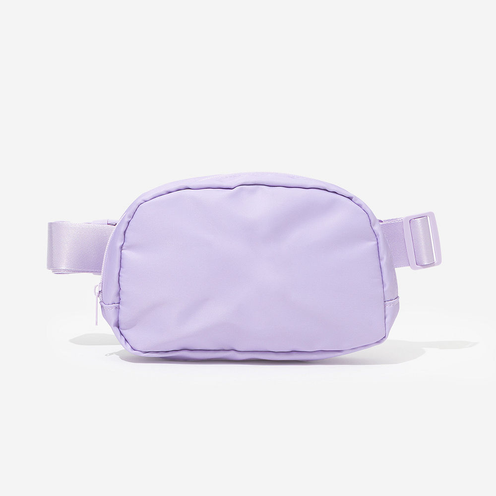 back pocket of personalized belt bag