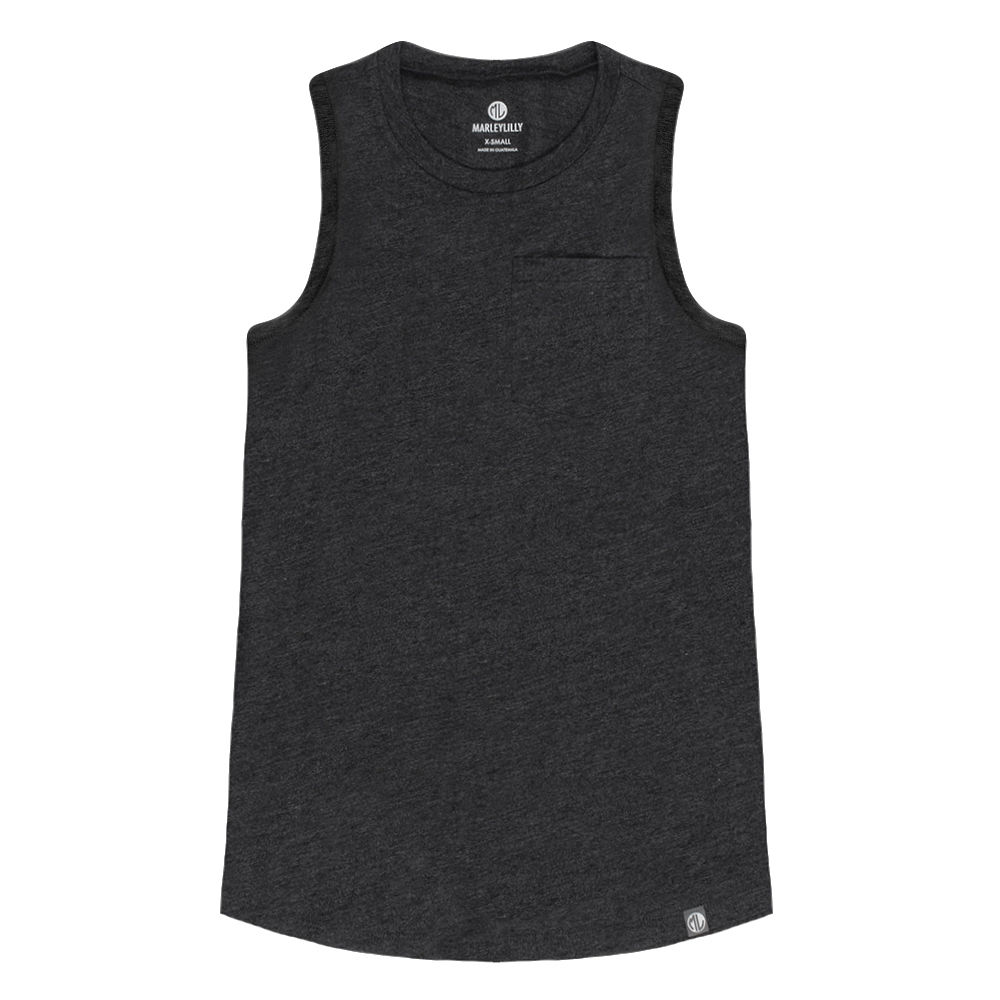 black tank top with sneakers gym outfit