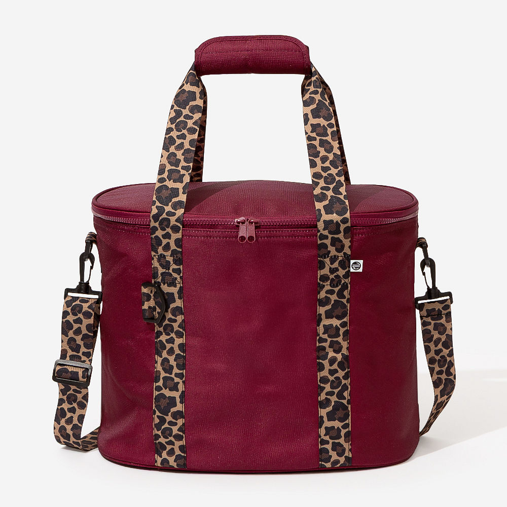 monogrammed cooler and beach towel in wild blooms