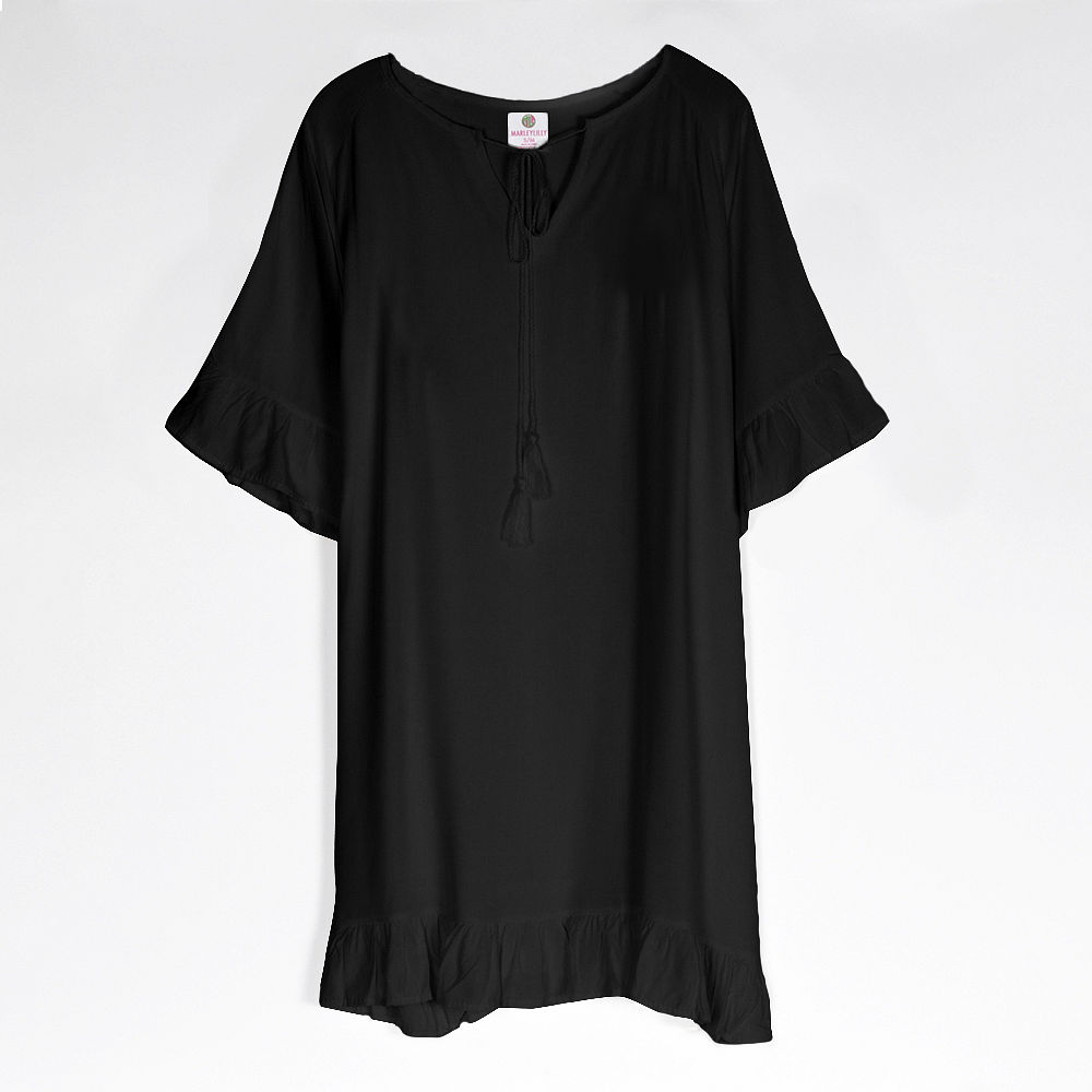 black cover up by pool