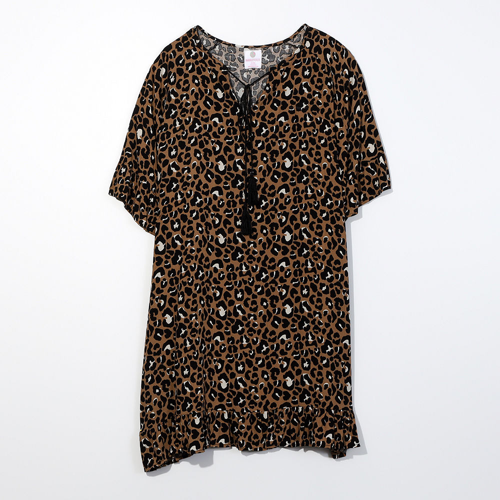 cheetah cover up styled for sight seeing