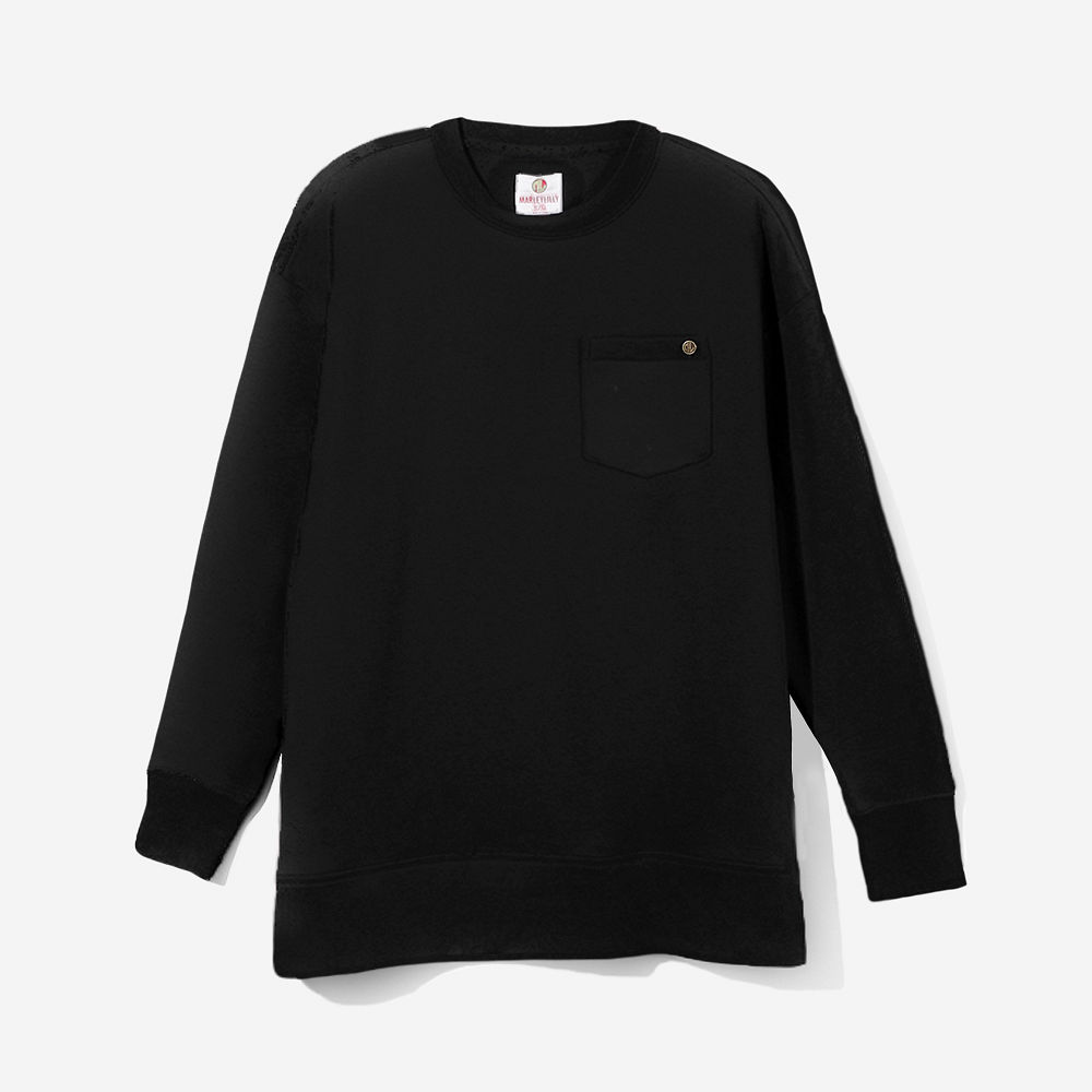 heathered grey monogrammed crewneck sweatshirt with leggings