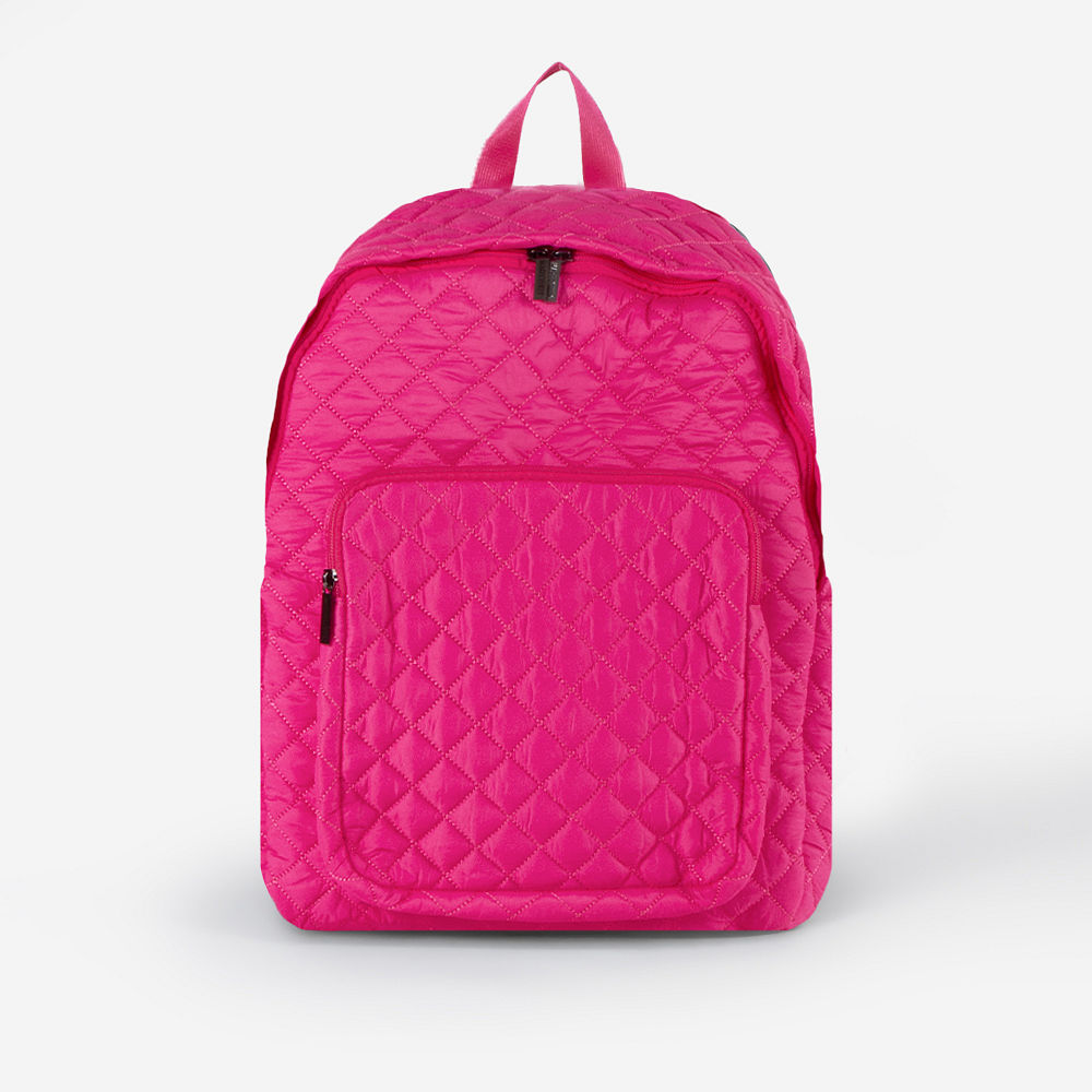 Laptop compartment in Monogrammed Quilted Backpack