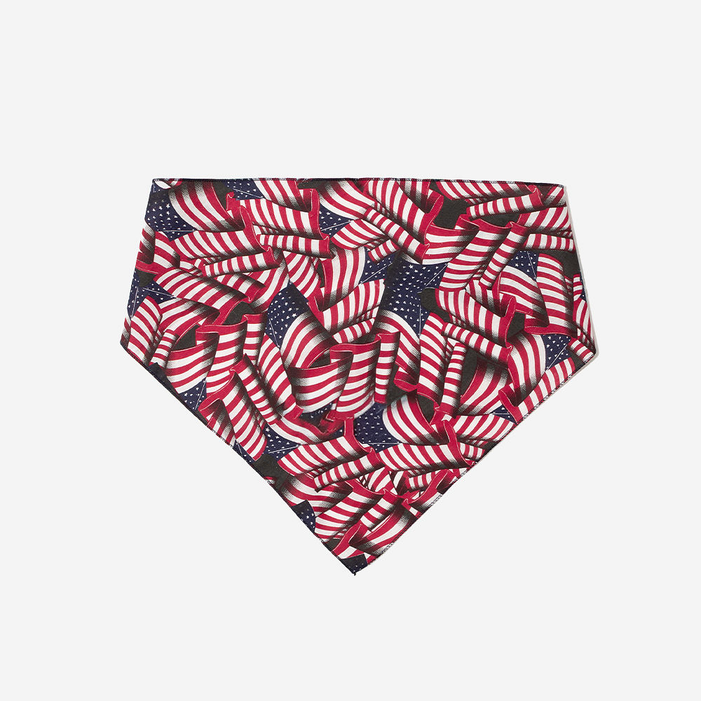 Personalized Dog Bandana | American Flag