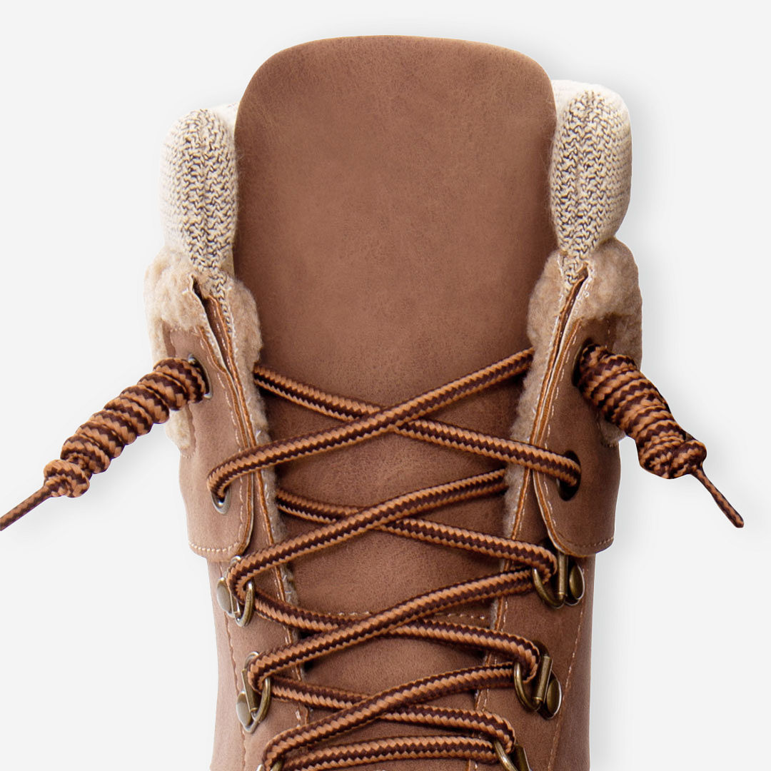 leggings with monogrammed dark brown explorer boots