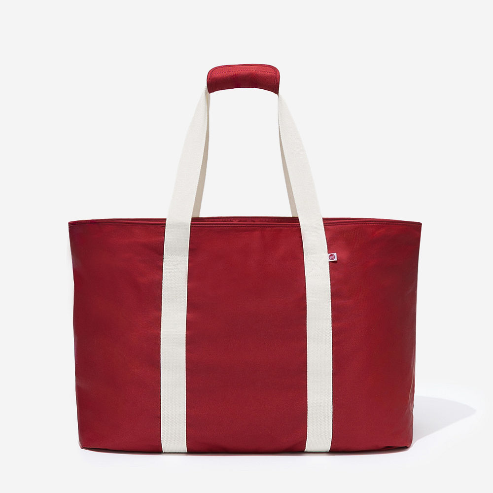 Monogrammed Extra Large Tote Bag | Crimson