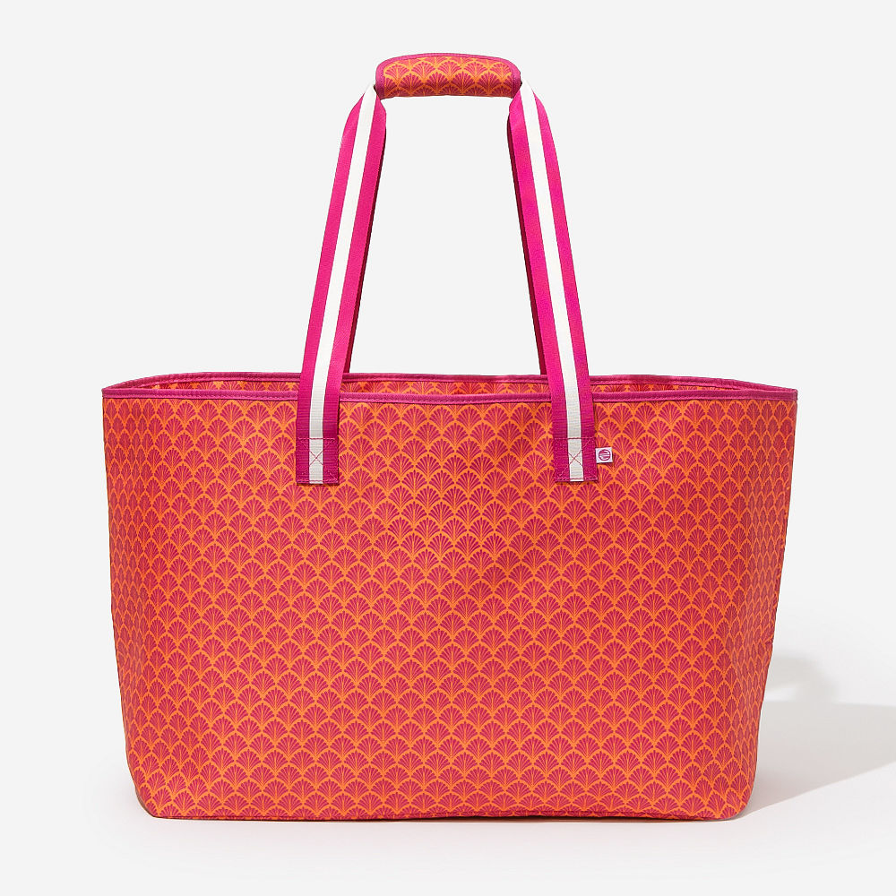 wild blooms extra large tote bag in hands