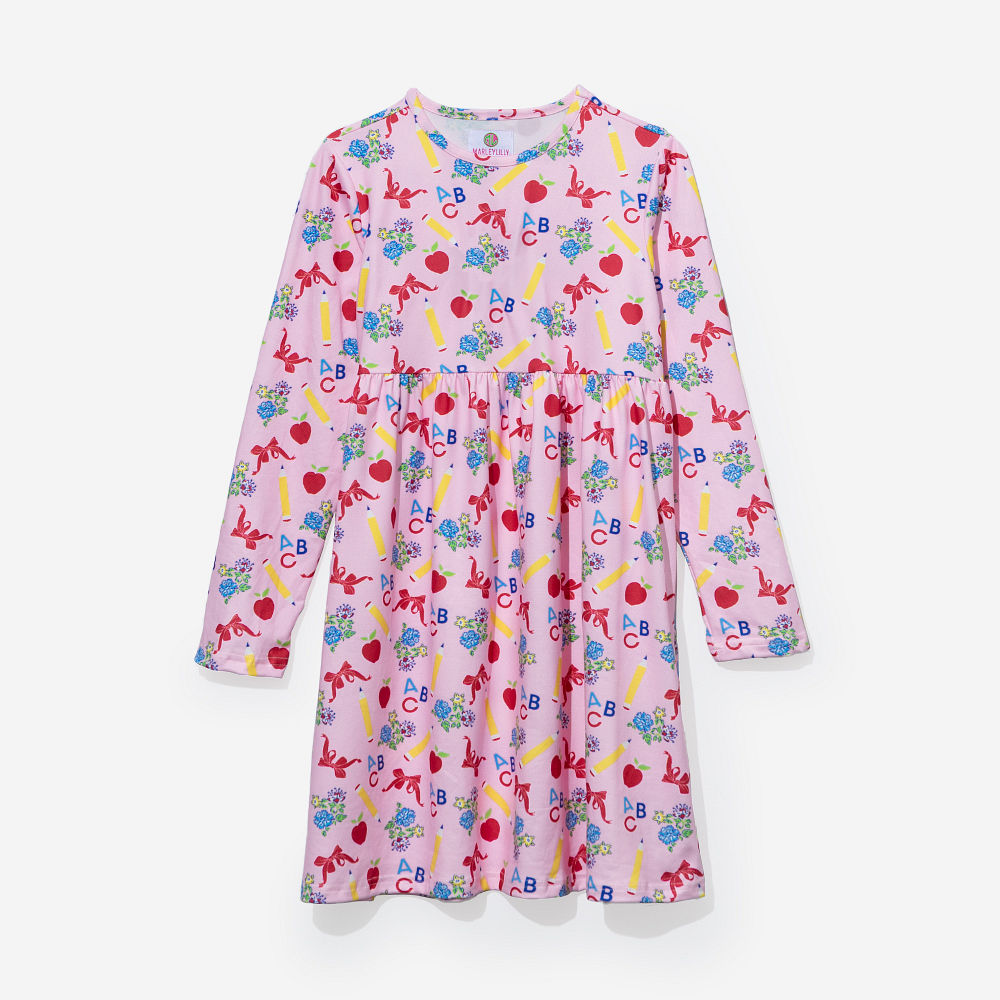 Monogrammed Girls Twirl Dress | ABC Blooms