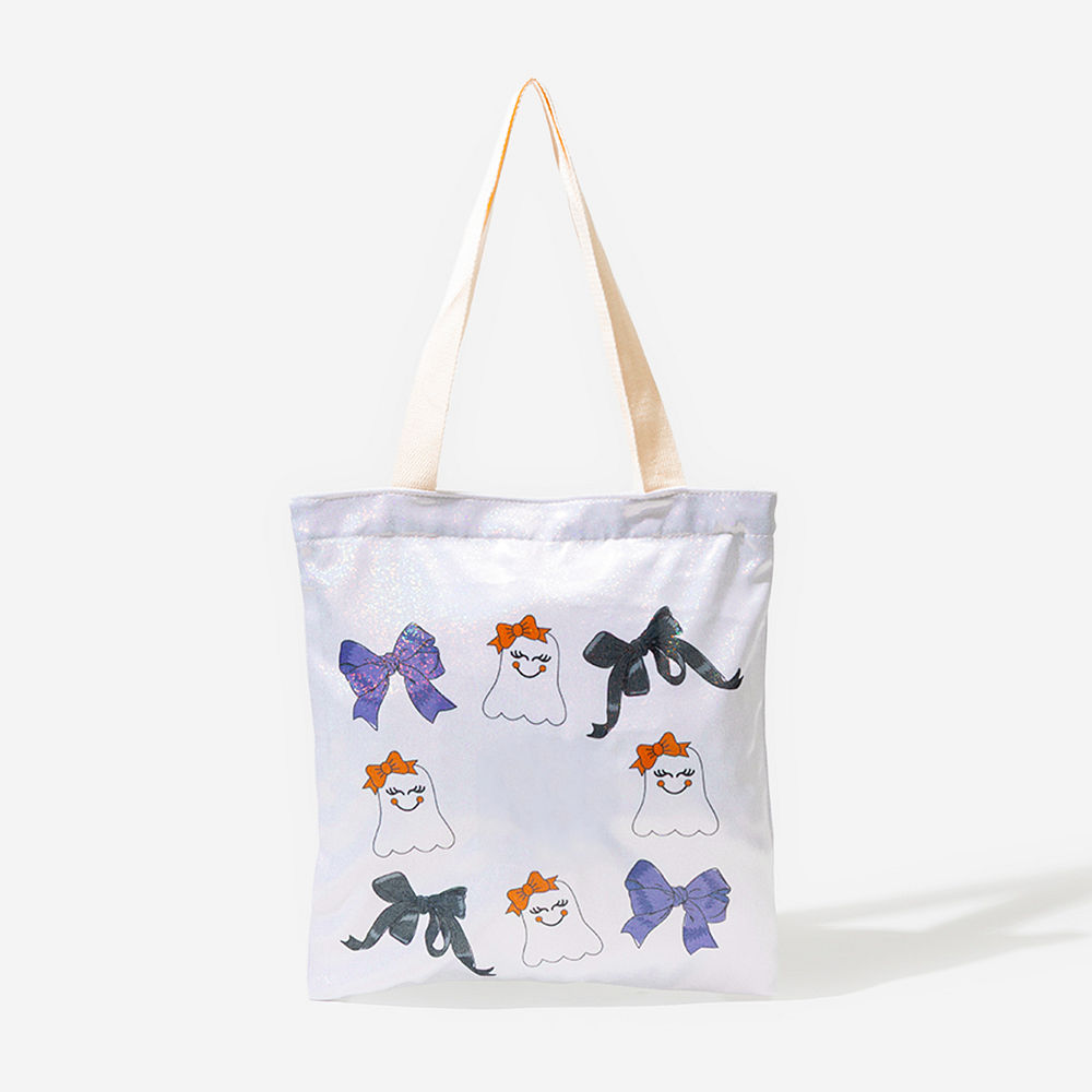 ghost halloween bag in hand