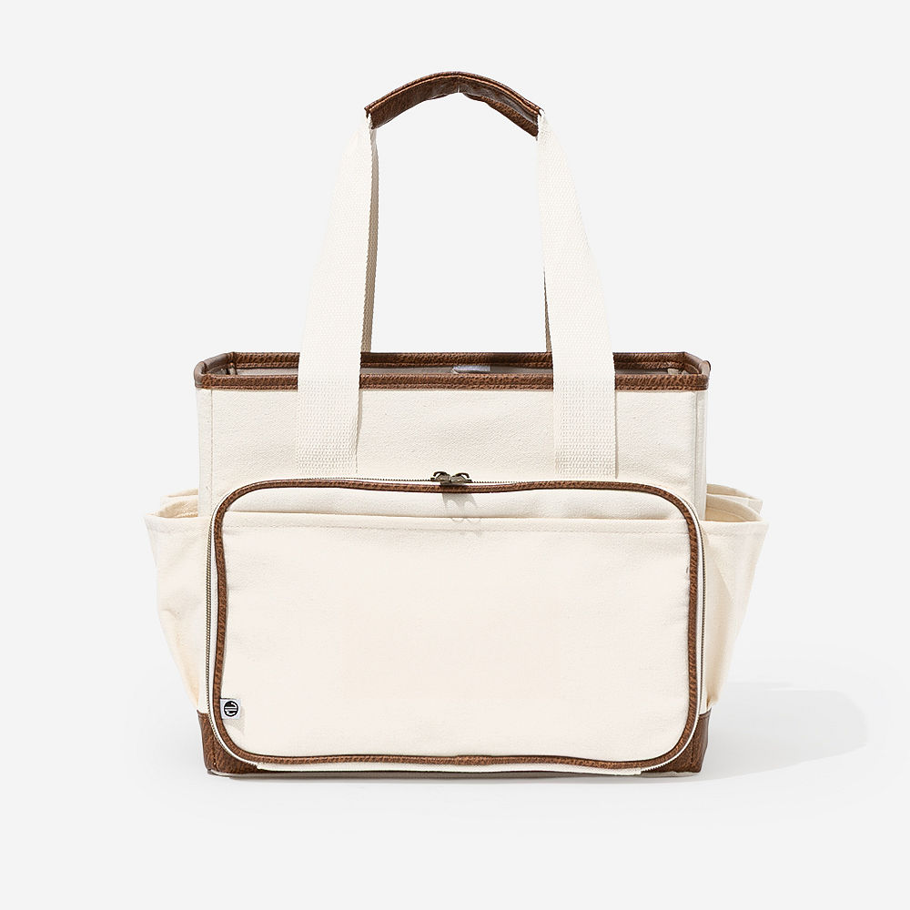 tote caddy with teacher supplies