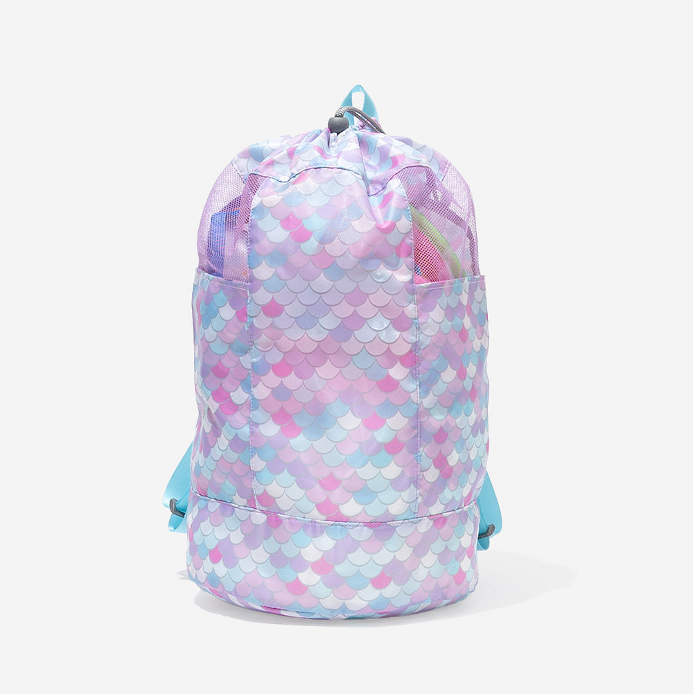 Monogrammed Kids Beach Backpack Bag | Mermaid Magic