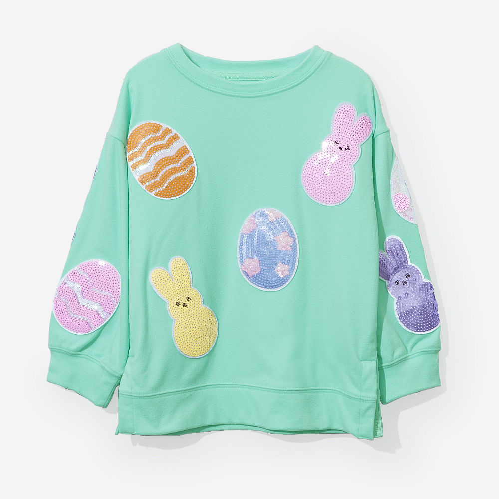 side of kids easter sweatshirt