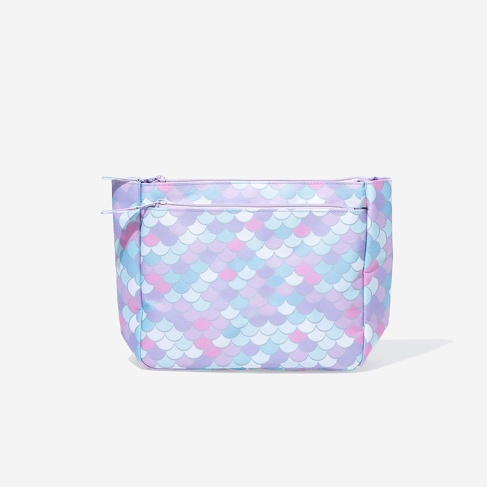 Monogrammed Kids Essentials Pouch | Mermaid Magic
