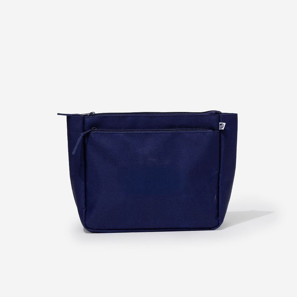 duo kids essentials pouch in navy and camo