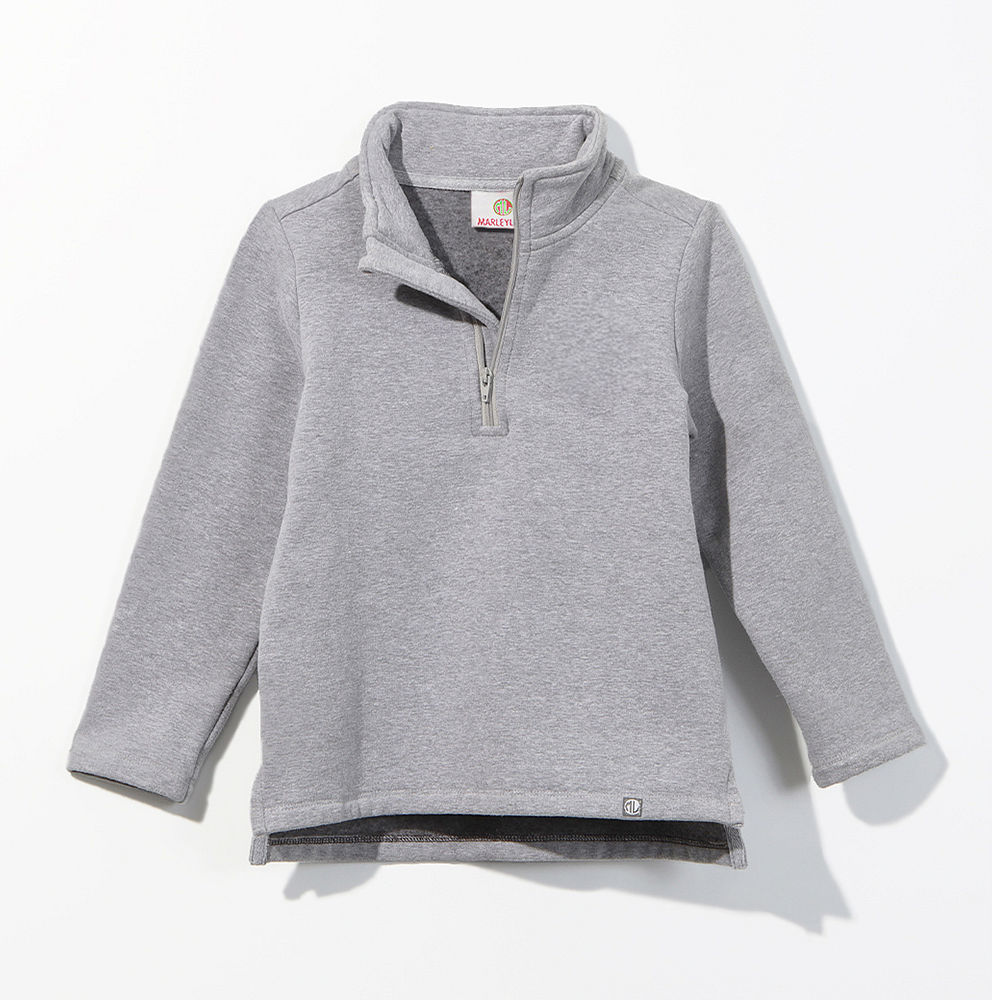 toddler pullover gray sweatshirt with bubbles