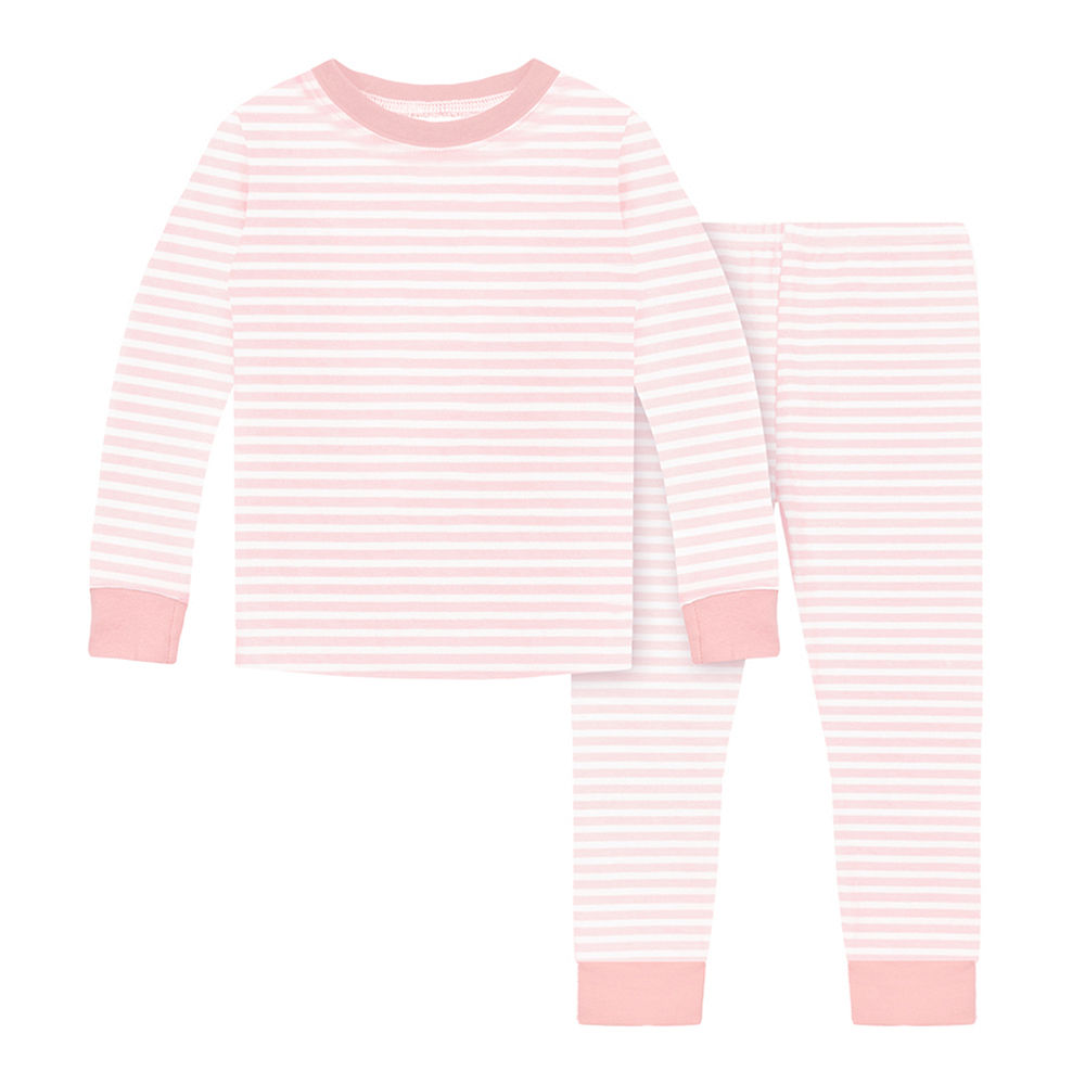 kids pink rosebud pajama split