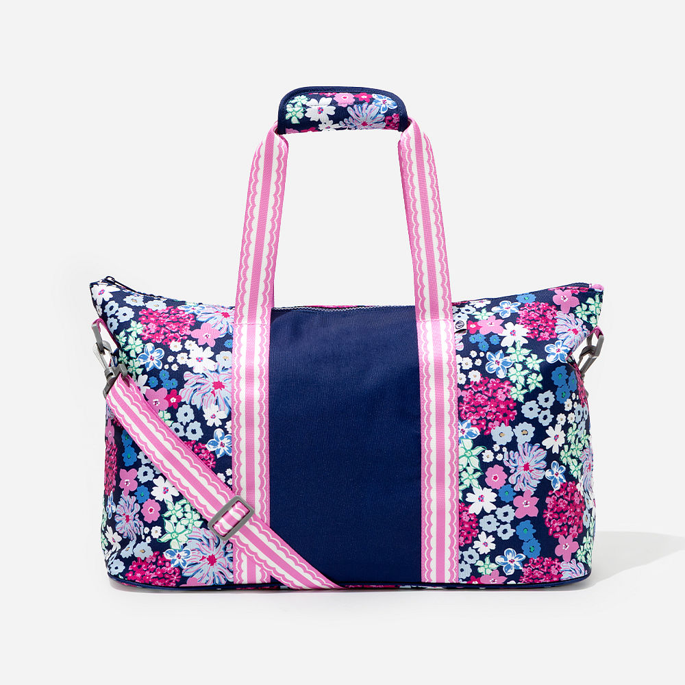 boys navy blue weekend bag with name monogram