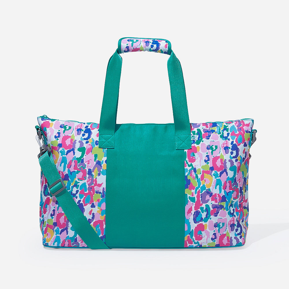 Monogrammed Kids Weekend Bag | Watercolor Cheetah