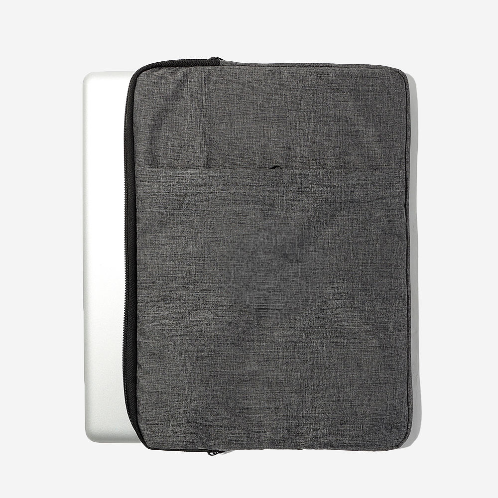 navy safari laptop sleeve flatlay