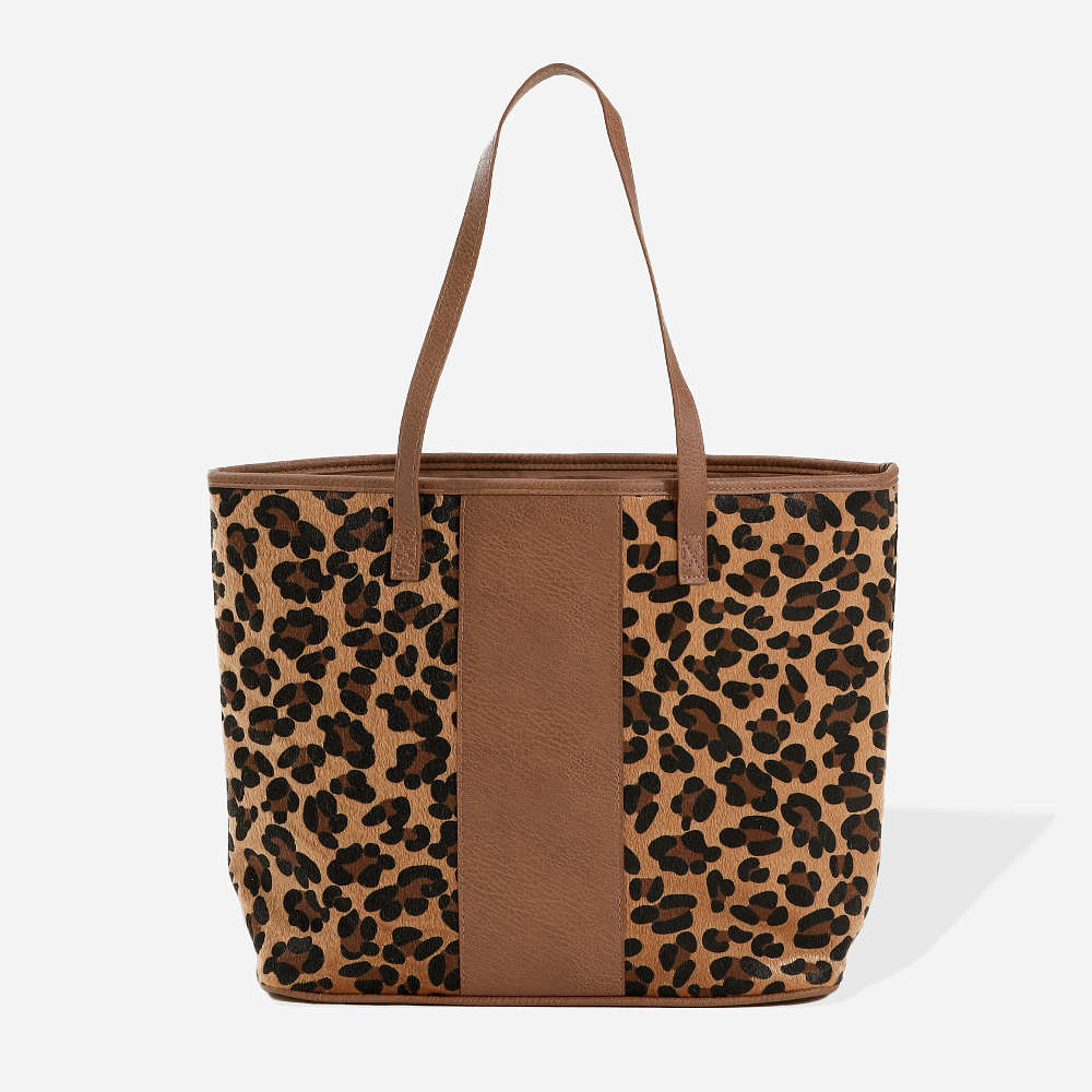 Monogrammed Leopard Print Tote Bag | Marleylilly